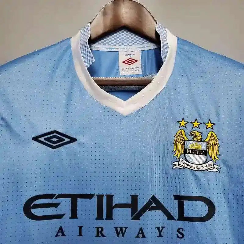 MANCHESTER CITY Retro Home Jersey  2011-12 image 5