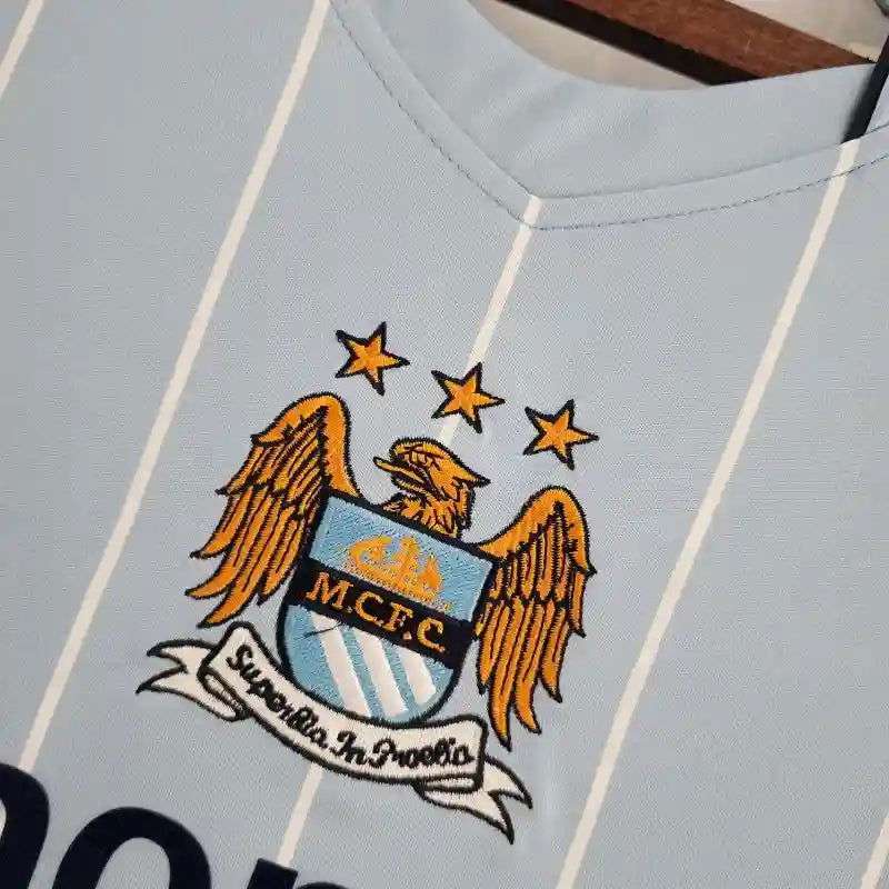 MANCHESTER CITY Retro Home Jersey  2008-09 image 3