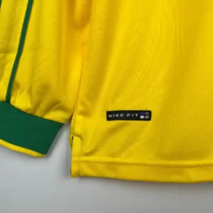 BRAZIL Retro Home Jersey L/S 1998 image 4