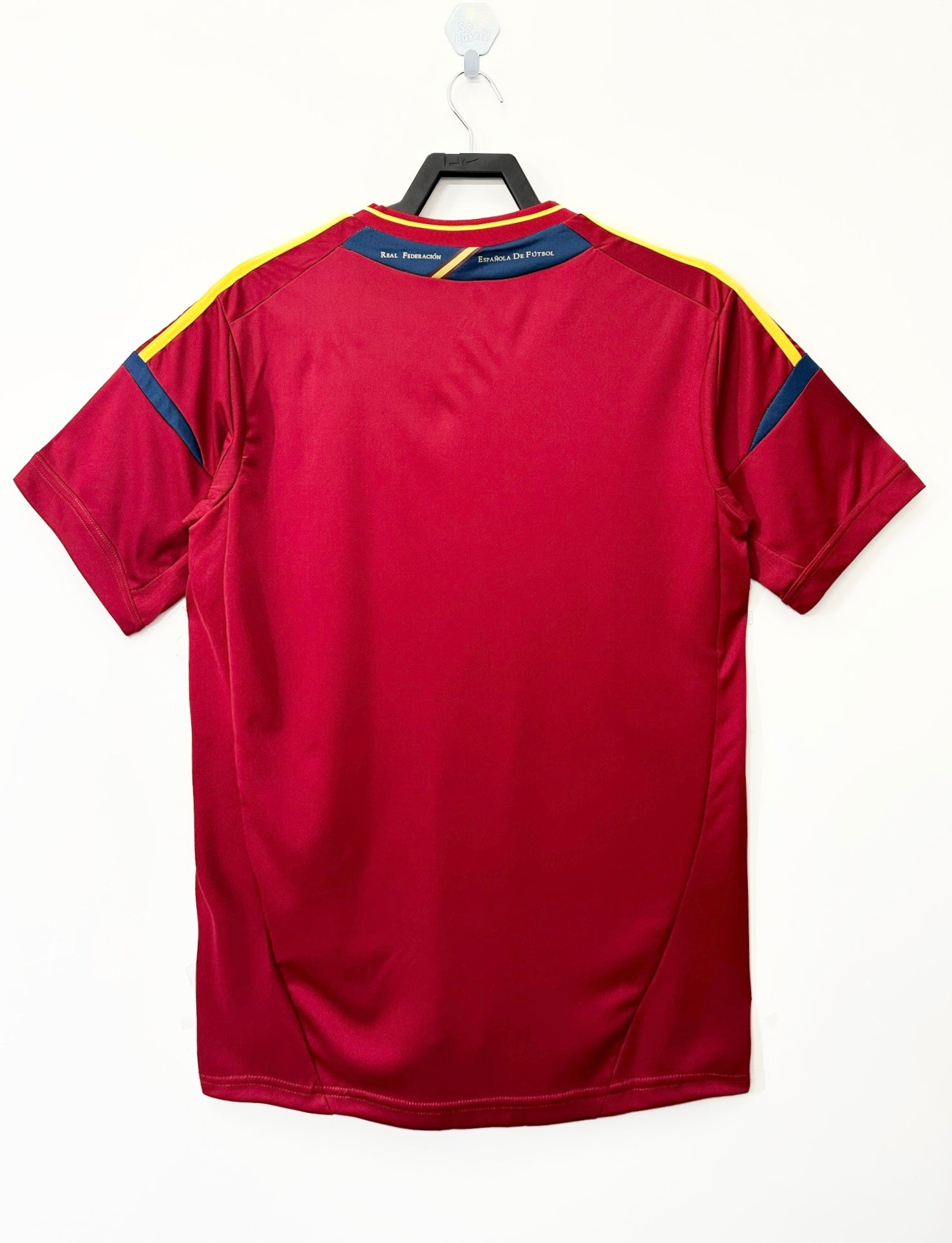 SPAIN Retro Home Jersey 2012 image 1