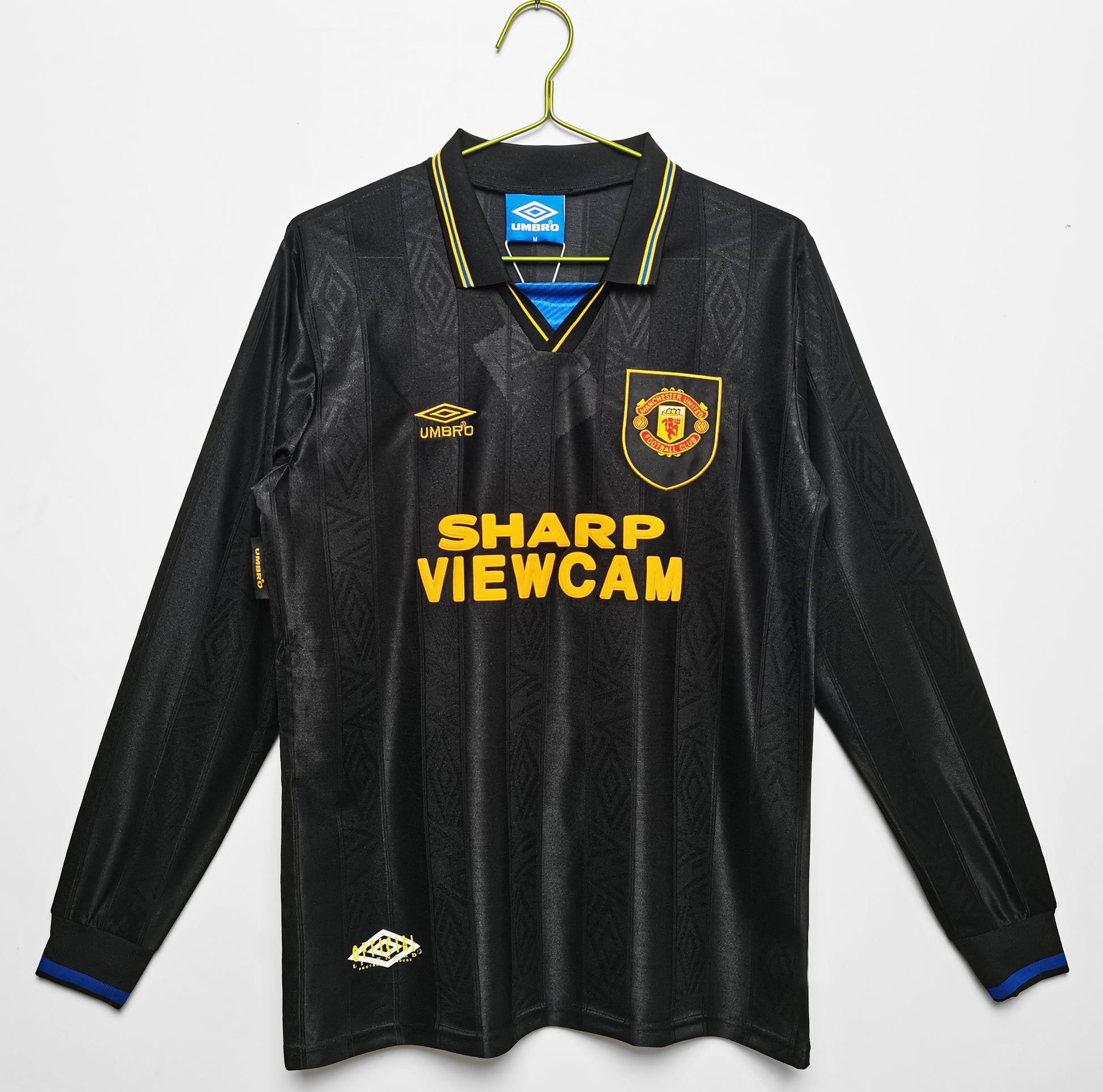 MANCHESTER UNITED RETRO L/S Away JERSEY 1993-95 image 0