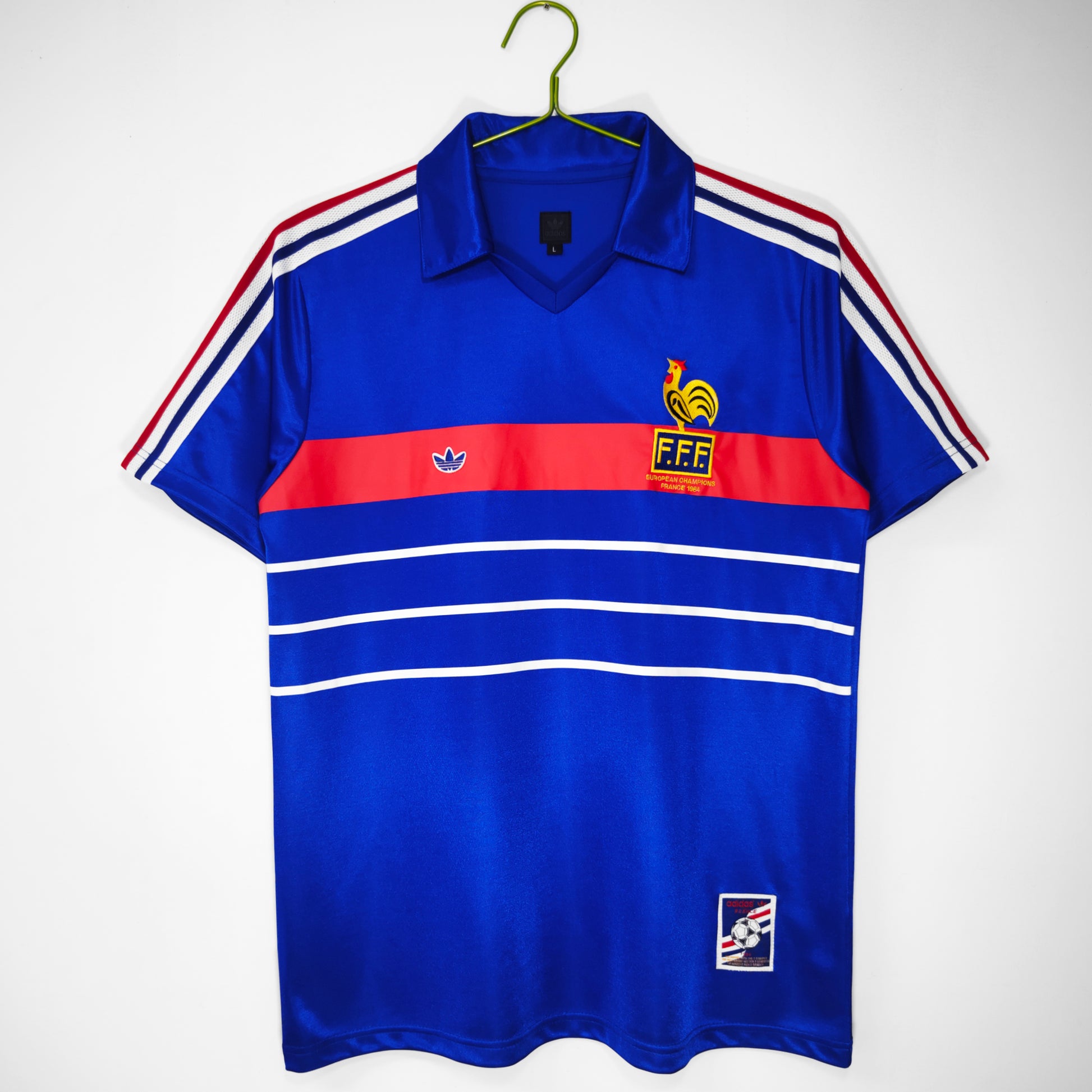 FRANCE Retro Home Jersey EURO 84 (CHAMPIONS) image 0