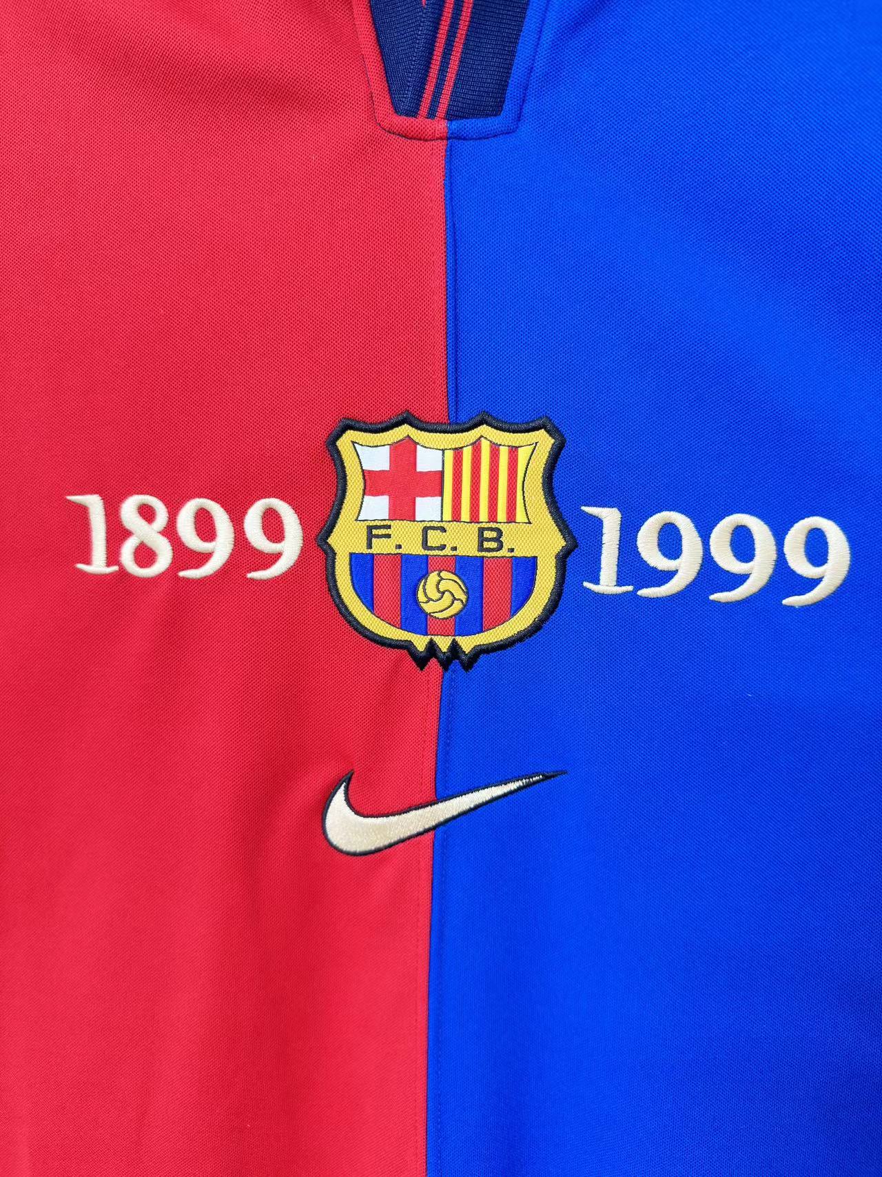 BARCELONA RETRO CENTENARY JERSEY 1999 image 2