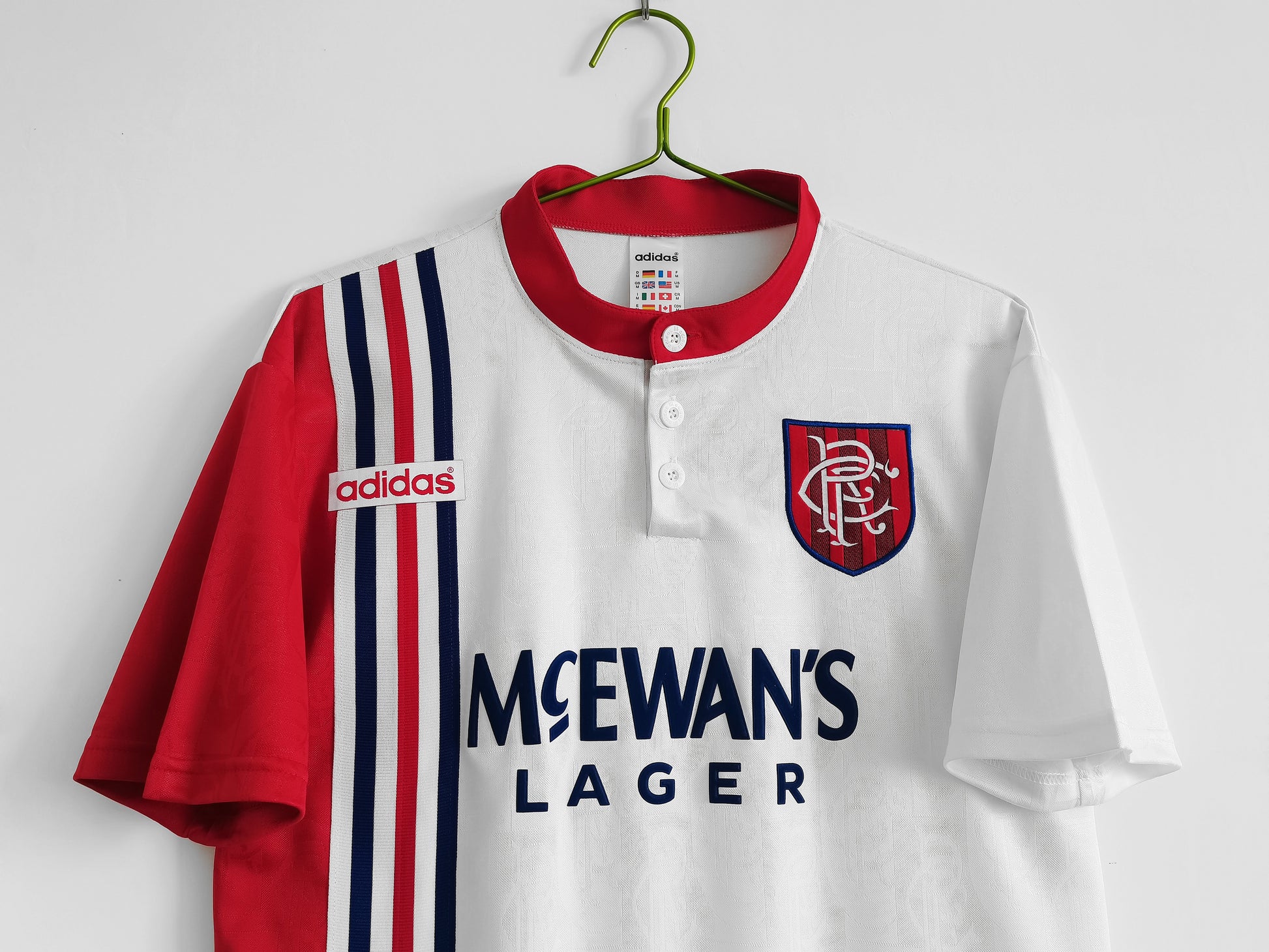 RANGERS  Retro Away Jersey -1996-97 image 8