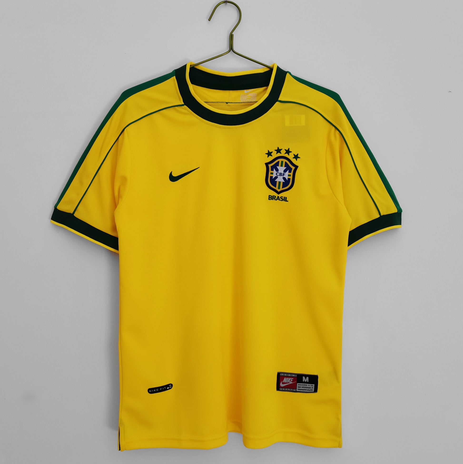 BRAZIL Retro Home Jersey 1998 image 0