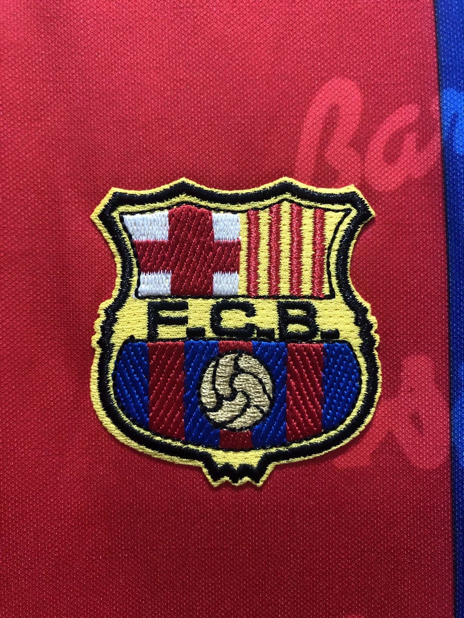 BARCELONA RETRO HOME FOOTBALL SHIRT 1992-95 image 5