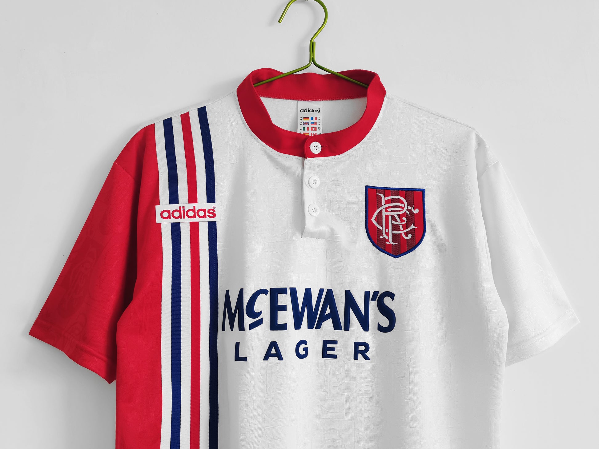 RANGERS  Retro Away Jersey -1996-97 image 2