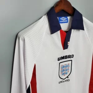 ENGLAND Retro L/S Home Jersey WORLD CUP 1998 image 5
