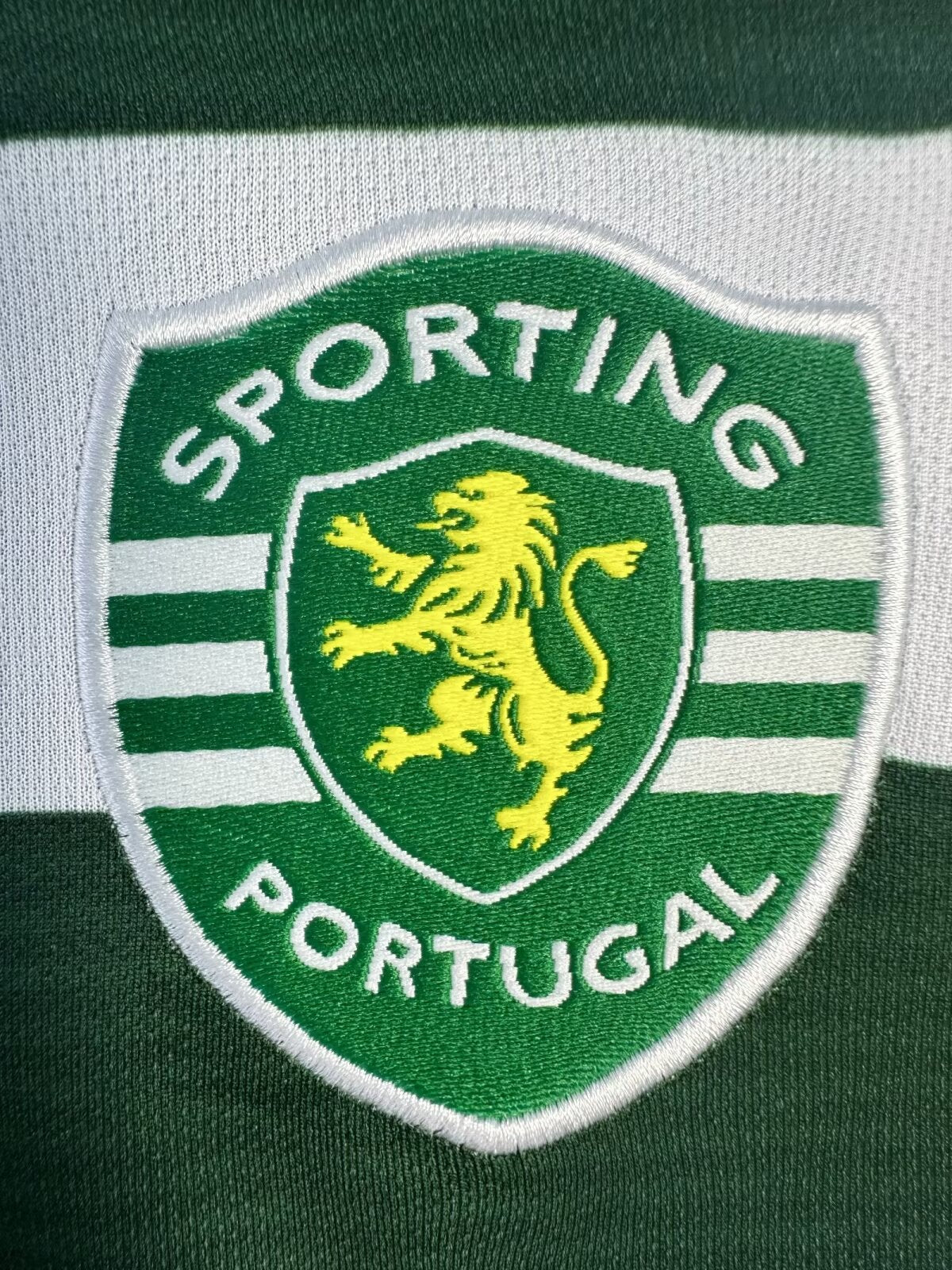 SPORTING LISBON Retro L/S Home Jersey 2001-03 image 7