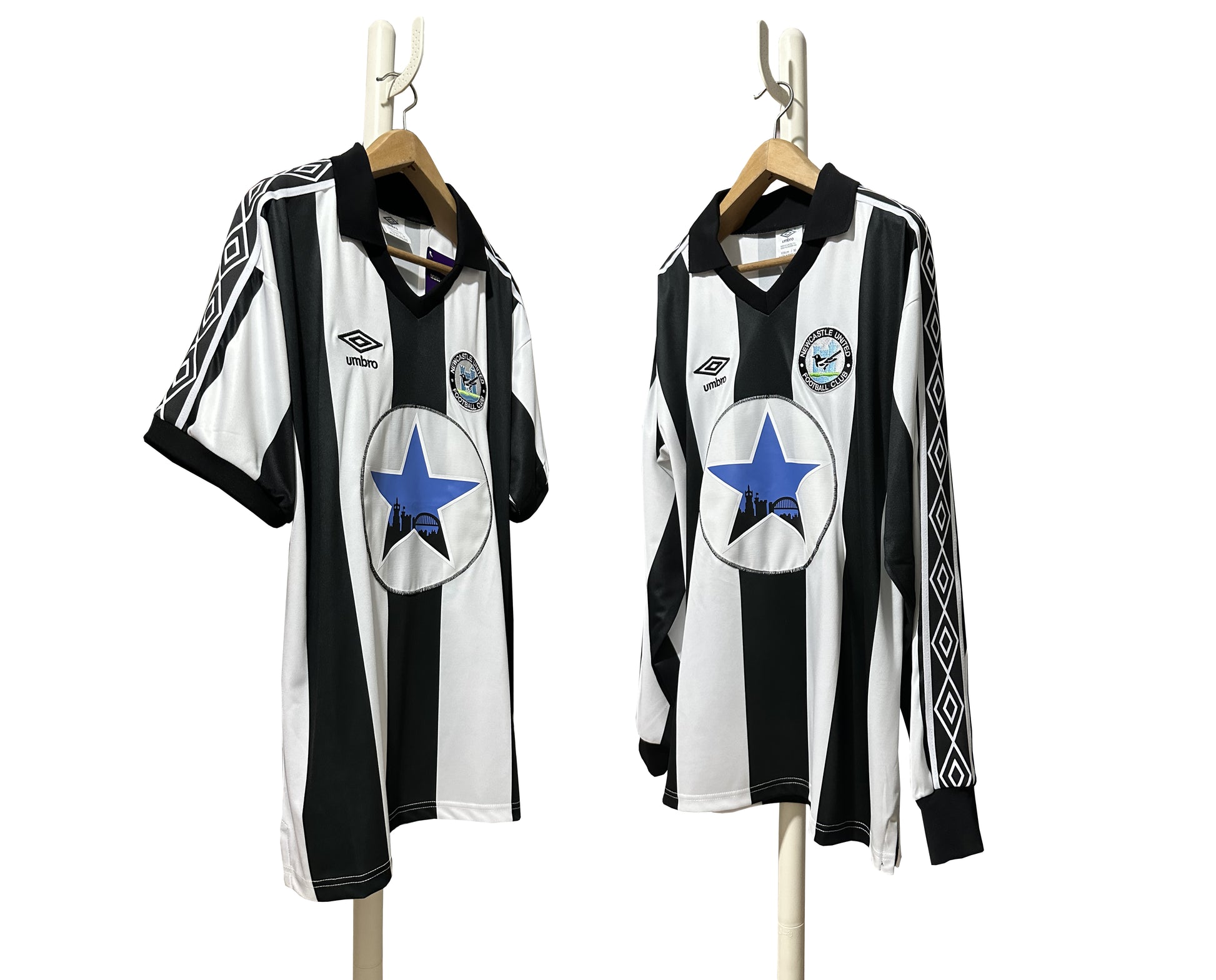 NEWCASTLE UNITED Retro L/S Home Jersey 1980-82 image 6