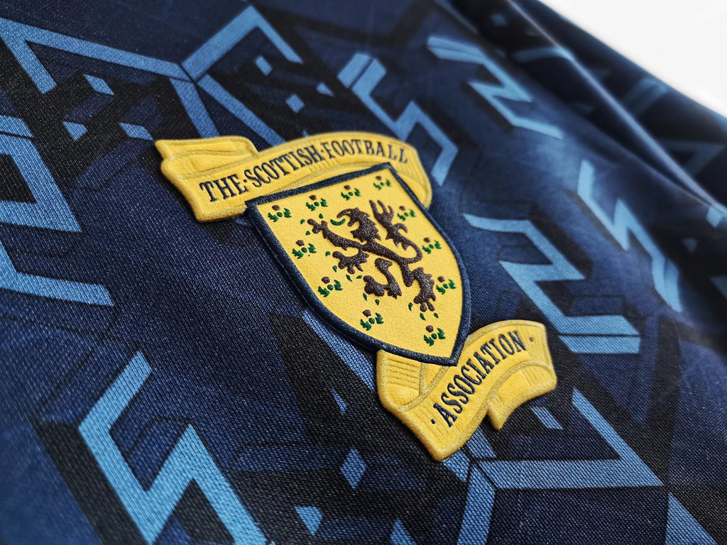 SCOTLAND Retro Home Jersey EURO 92 image 8