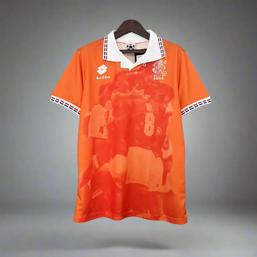 NETHERLANDS Retro Home Jersey EURO 96 image 2