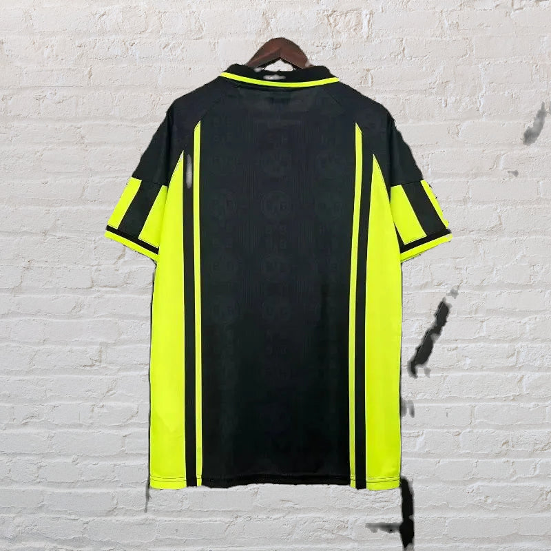 BVB RETRO AWAY FOOTBALL SHIRT 1997-98 image 1