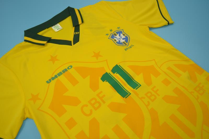 BRAZIL Retro Home Jersey 1994 image 3