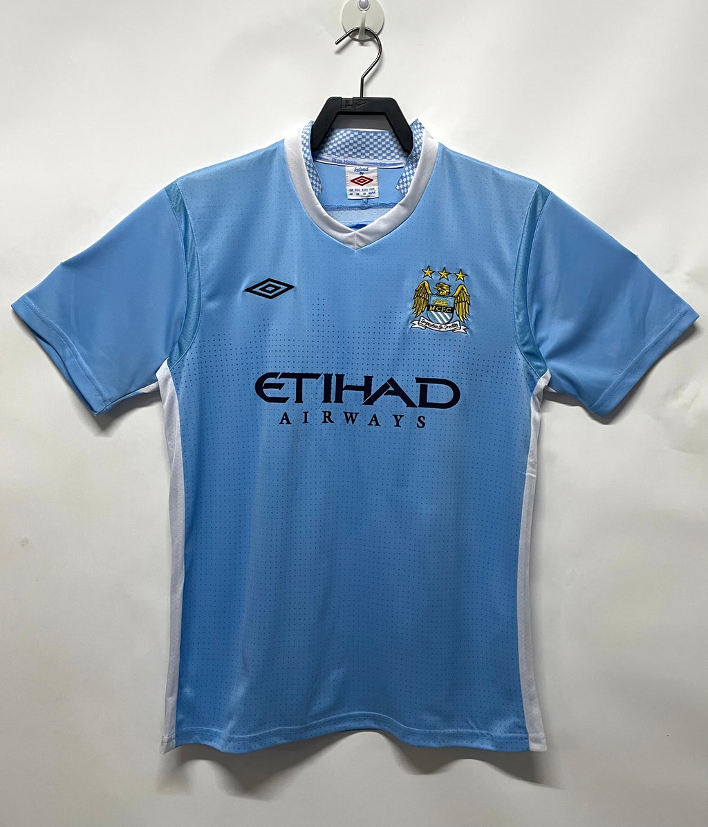 MANCHESTER CITY Retro Home Jersey  2011-12 image 8