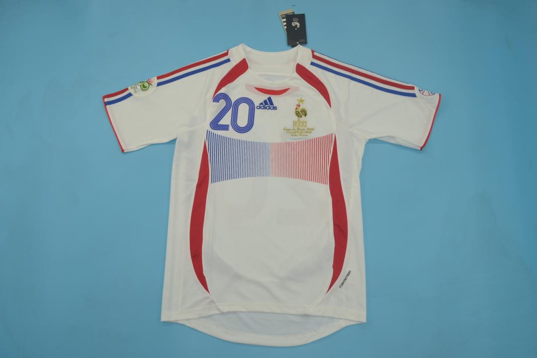 FRANCE Retro Away Jersey 2006 (WORLD CUP FINAL) image 11
