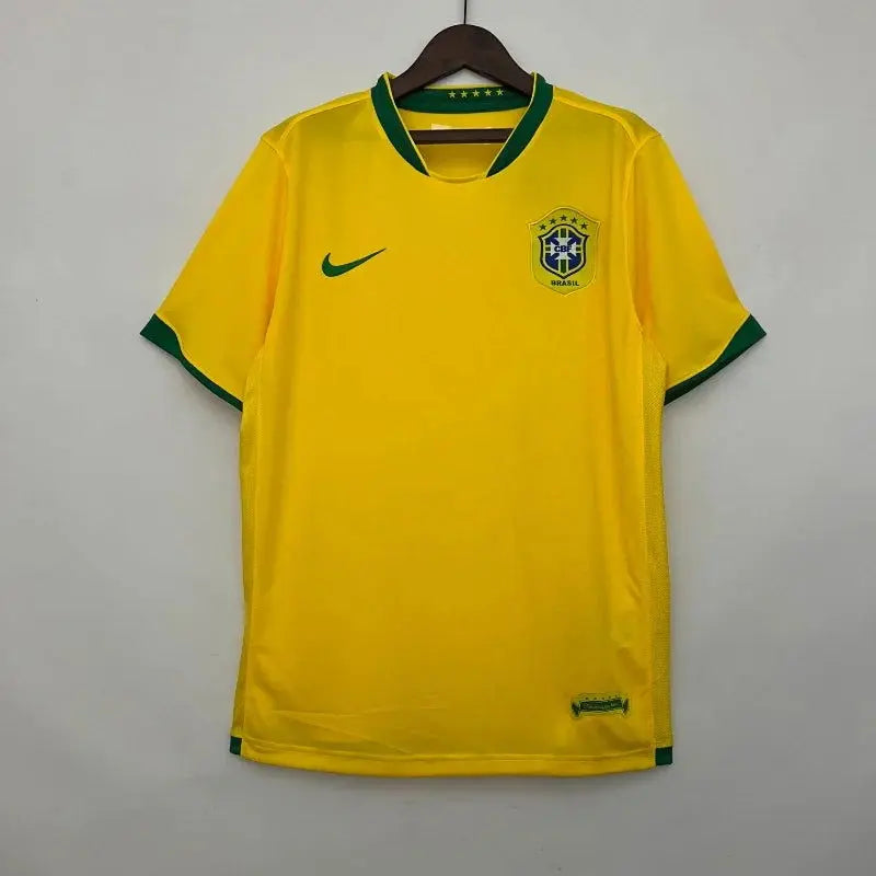 BRAZIL Retro Home Jersey 2006 image 7