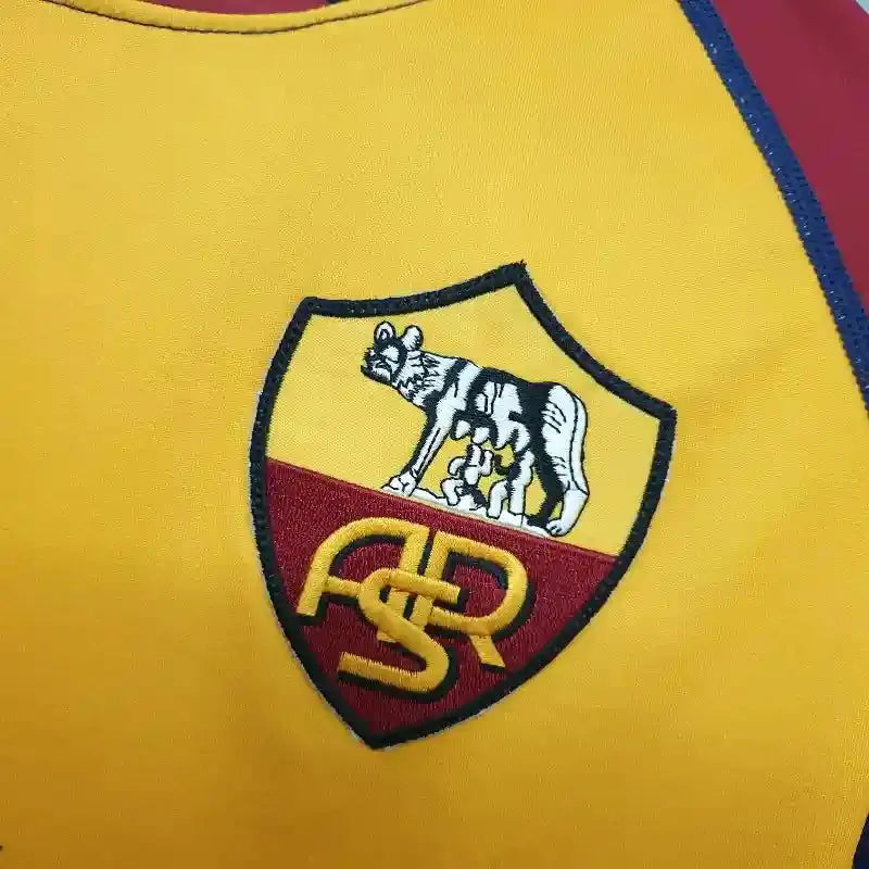 AS ROMA RETRO JERSEY 2000-01 - CHAMPIONS LEAGUE  image 4