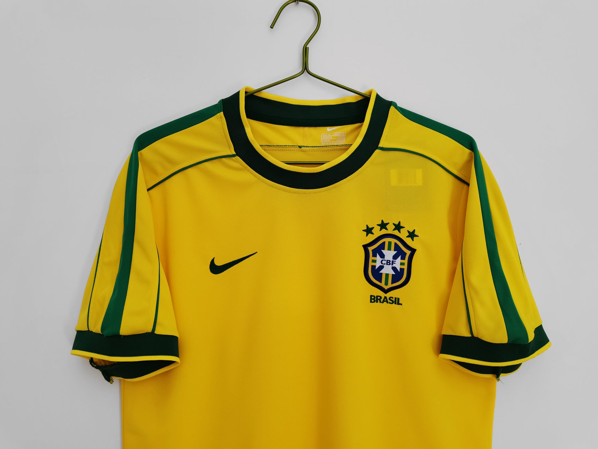 BRAZIL Retro Home Jersey 1998 image 8