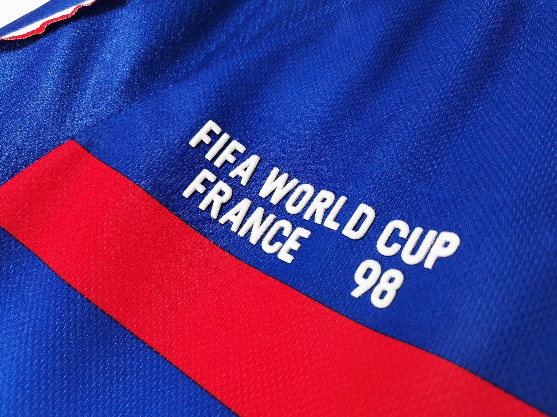 FRANCE Retro L/S Home Jersey WORLD CUP 1998 image 7