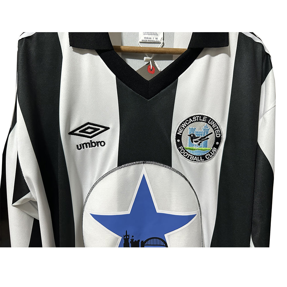 NEWCASTLE UNITED Retro L/S Home Jersey 1980-82 image 2