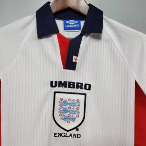 ENGLAND Retro L/S Home Jersey WORLD CUP 1998 image 6