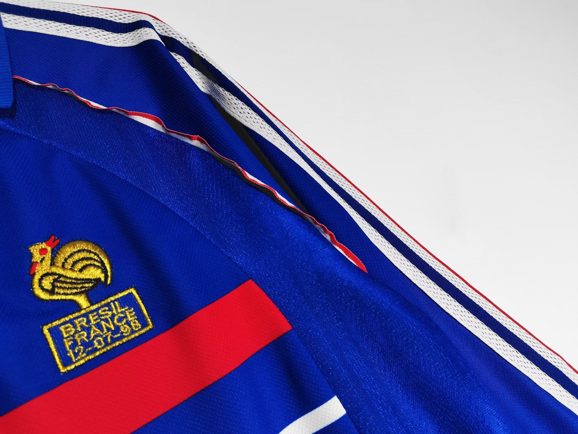 FRANCE Retro L/S Home Jersey WORLD CUP 1998 image 6