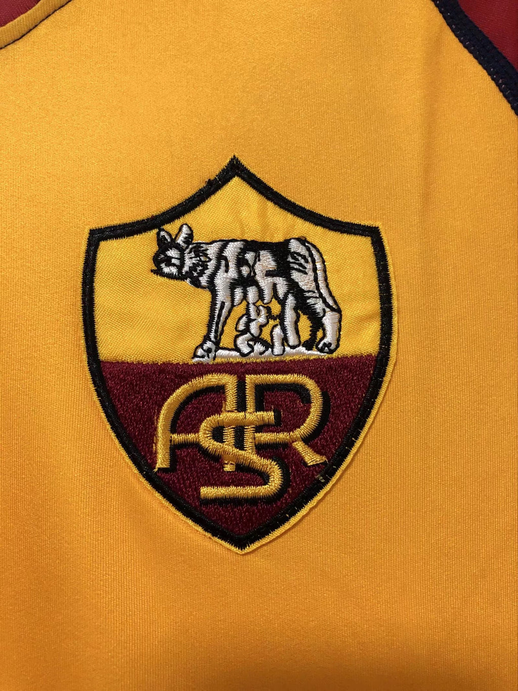 AS ROMA RETRO JERSEY 2000-01 - CHAMPIONS LEAGUE  image 8